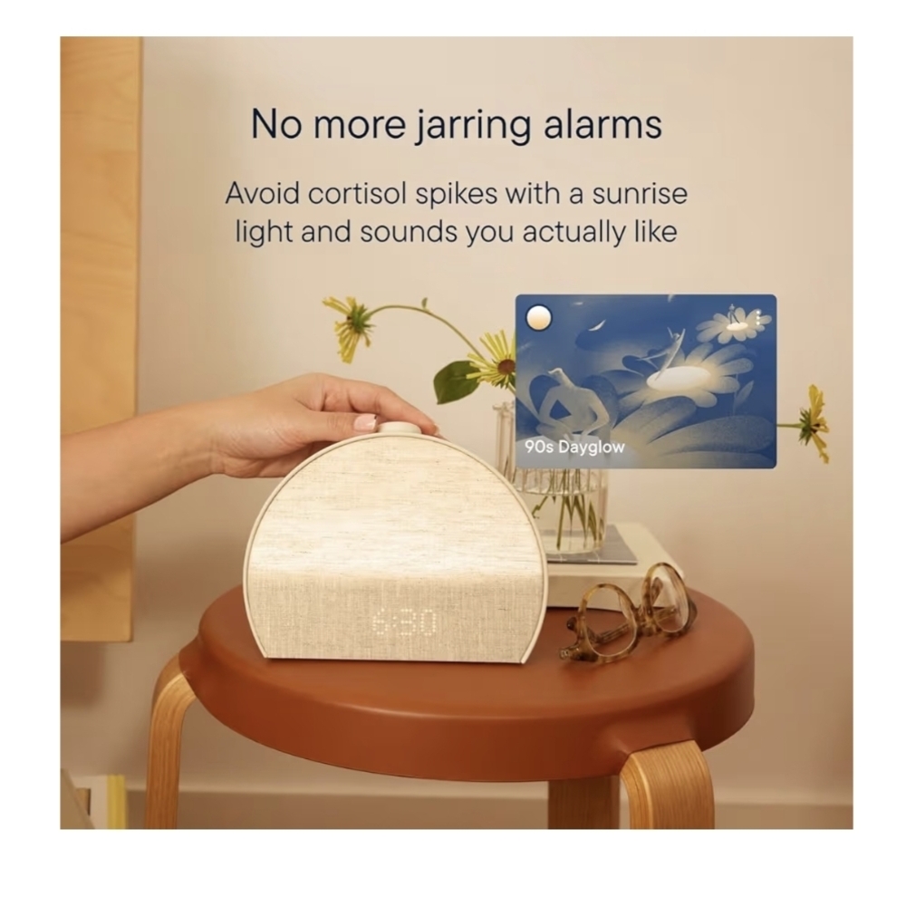 Hatch Sunrise Alarm Clock - Cream